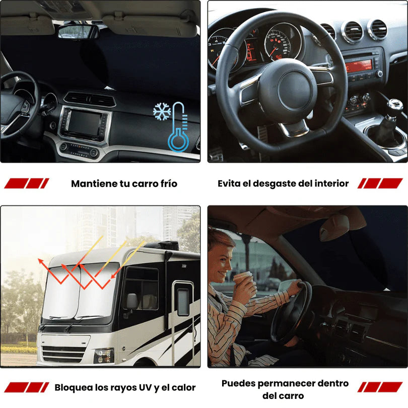 SunShield Protection® Paraguas Parasol Para Auto Premium - Envío Gratis