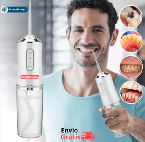 OralFlow™ Irrigador Bucal Recargable Inalámbrico