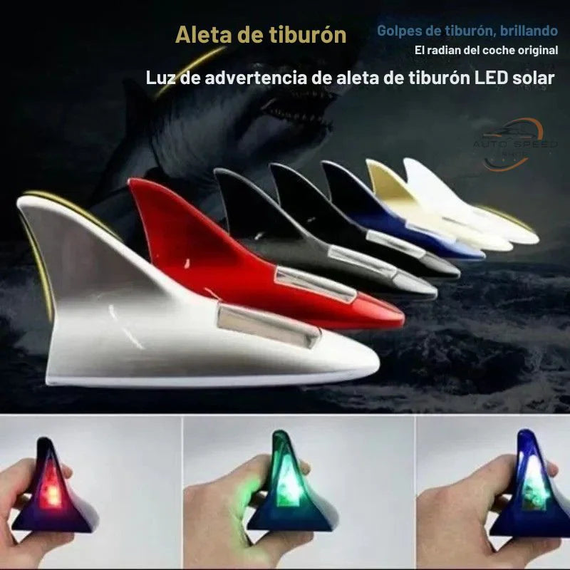 Aleta de tiburón Solar deportivo para COCHE con LED - ENVIO GRATIS