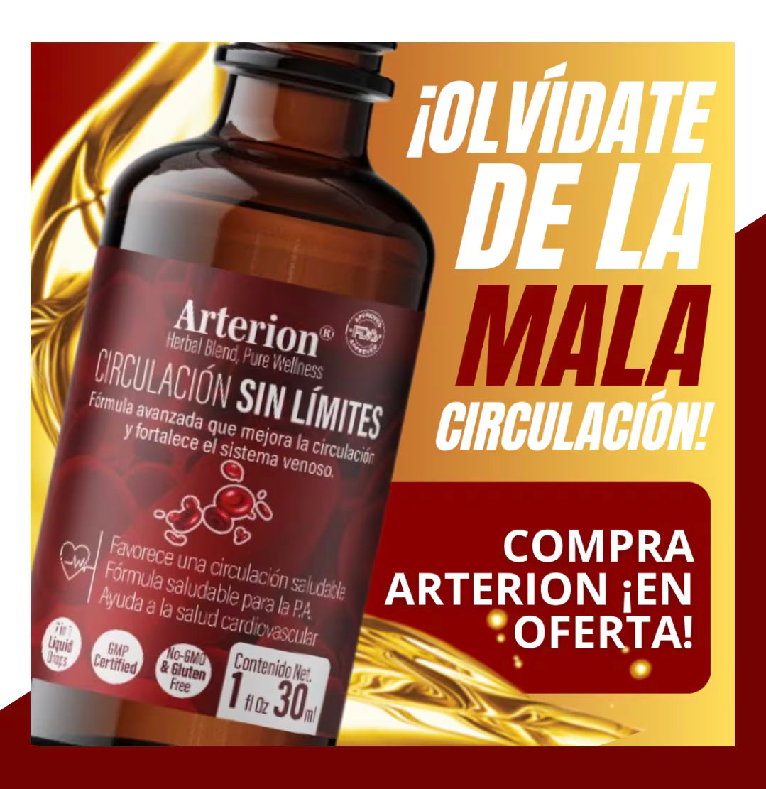 ARTERION - MEJORA TU CIRCULACIÓN Y VITALIDAD - ENVÍO GRATIS
