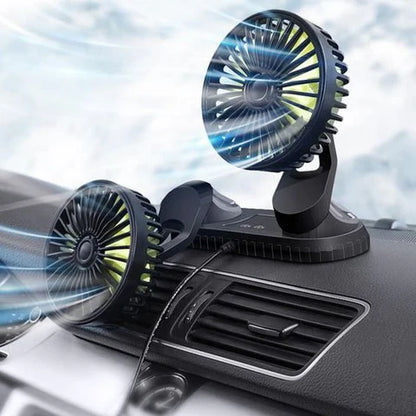 💨💨VENTILADOR DOBLE PARA CARRO + OBSEQUIO💨💨