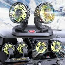 💨💨VENTILADOR DOBLE PARA CARRO + OBSEQUIO💨💨