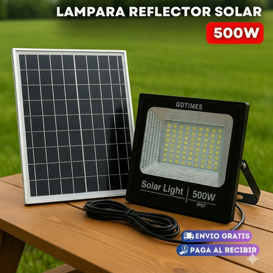 lampara-reflector-solar-500w-Envío Gratis-Garantía-12-meses