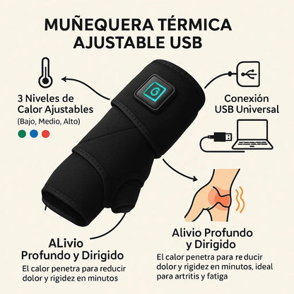 Brannova - Muñequera térmica - Envío Gratis