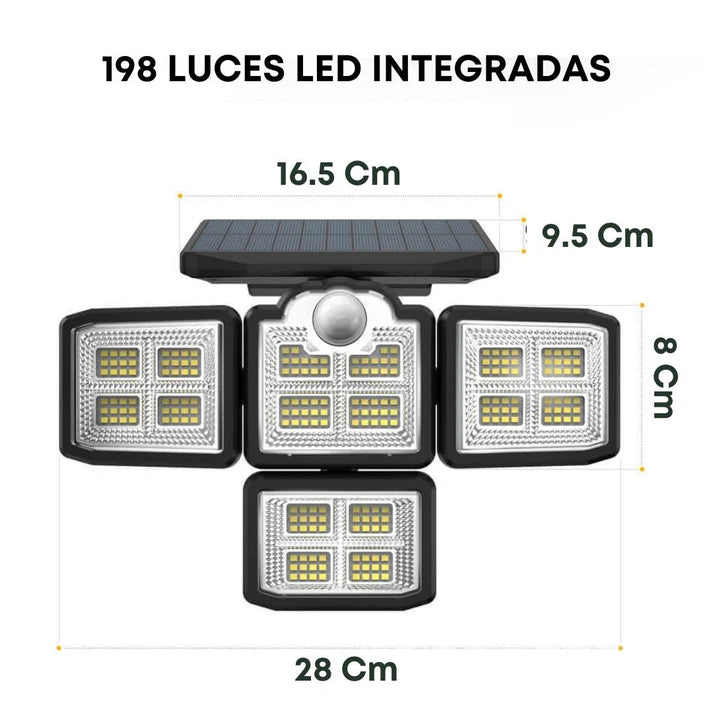 Reflector Solar 4 Cabezales Eternalfree - Envío Gratis