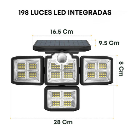 Reflector Solar 4 Cabezales Eternalfree - Envío Gratis