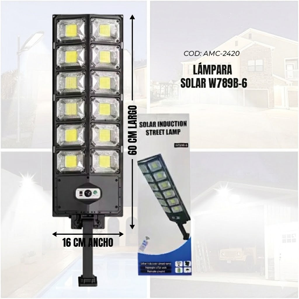 Lámpara Solar Ultra-Potente 7700LM – Seguridad Total para Tu Hogar - Envío Gratis