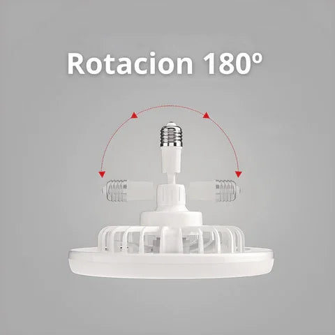 VENTILADOR LED GIRATORIO SMART 💨CON AROMATERAPIA✨