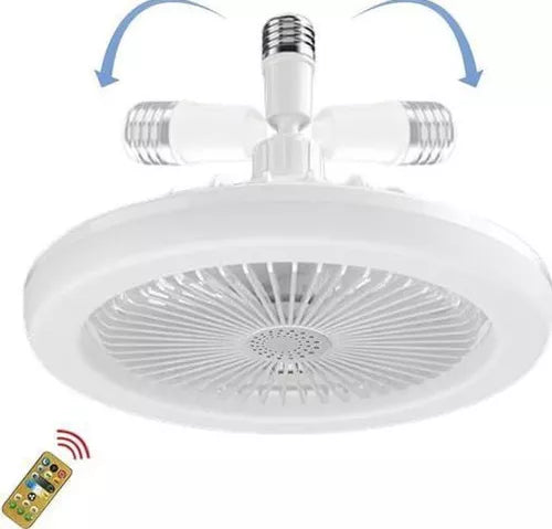 VENTILADOR LED GIRATORIO SMART 💨CON AROMATERAPIA✨